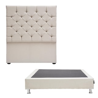 Foto 1 | Cabecera Dicasa Capri Individual + Box Dicasa Dolum color Beige