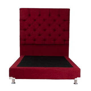Foto 2 | Cabecera Dicasa Capri Individual + Box Red color Rojo