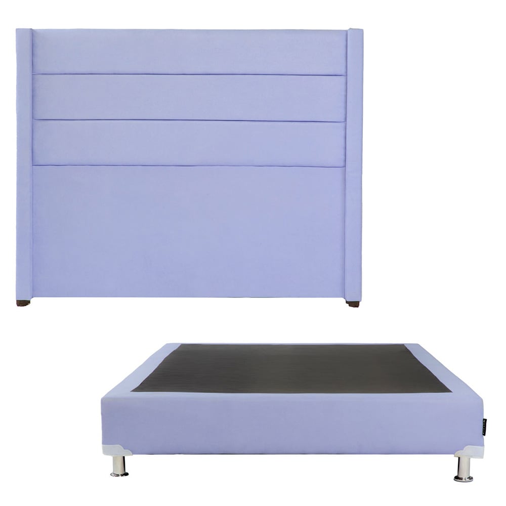 Cabecera  Dicasa Lugo color Púrpura Queen Size + Box Lily $7,399