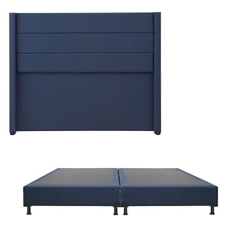 Foto 1 | Cabecera Dicasa Lugo color Azul King Size + Box Blu