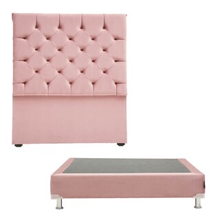 Foto 1 | Cabecera Dicasa Capri Matrimonial + Box Dicasa Dante color Palo de Rosa