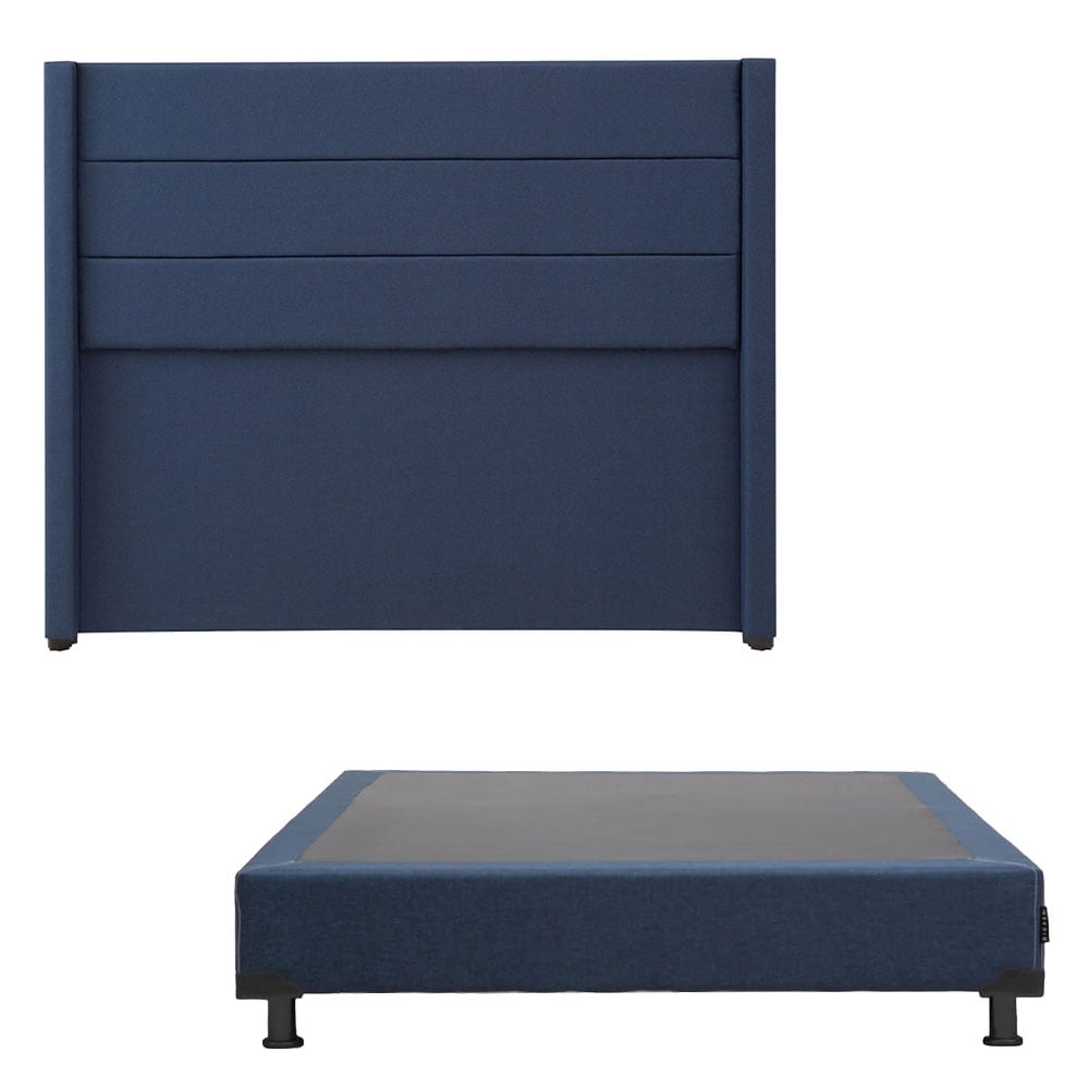Cabecera con Box Dicasa Queen Size color Azul $7,349