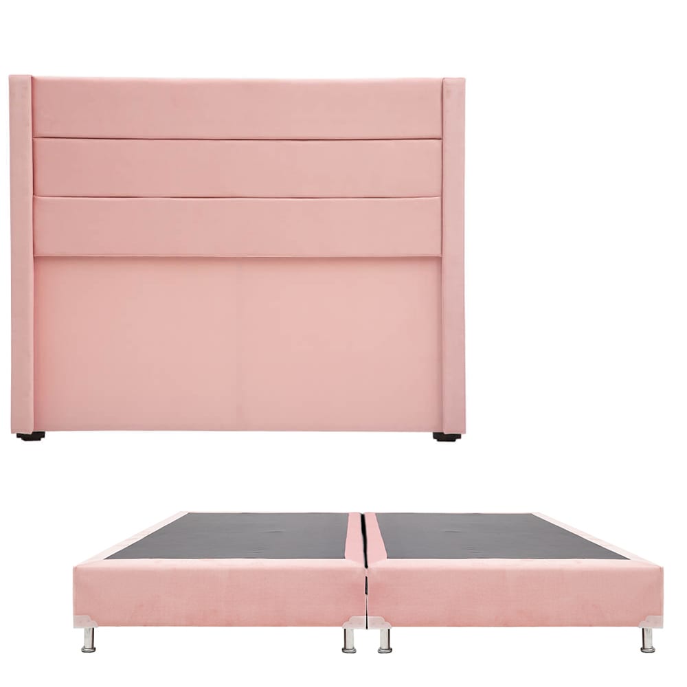 Cabecera y Box Dicasa King Size color Rosa $10,849