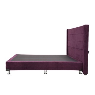 Foto 4 | Cabecera Dicasa Lugo color Púrpura Queen Size más Box Velvet