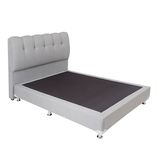 Foto 3 | Cabecera Dicasa Nube King Size + Box Quantum color Gris Claro