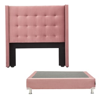 Foto 1 | Cabecera Dicasa Titan color Rosa Matrimonial + Box Dante