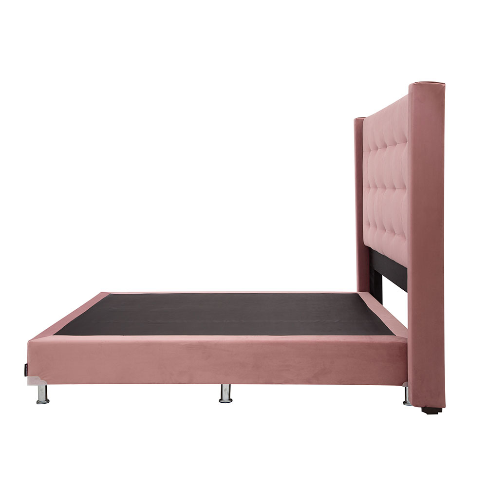 Foto 5 pulgar | Cabecera Dicasa Titan color Rosa Matrimonial + Box Dante