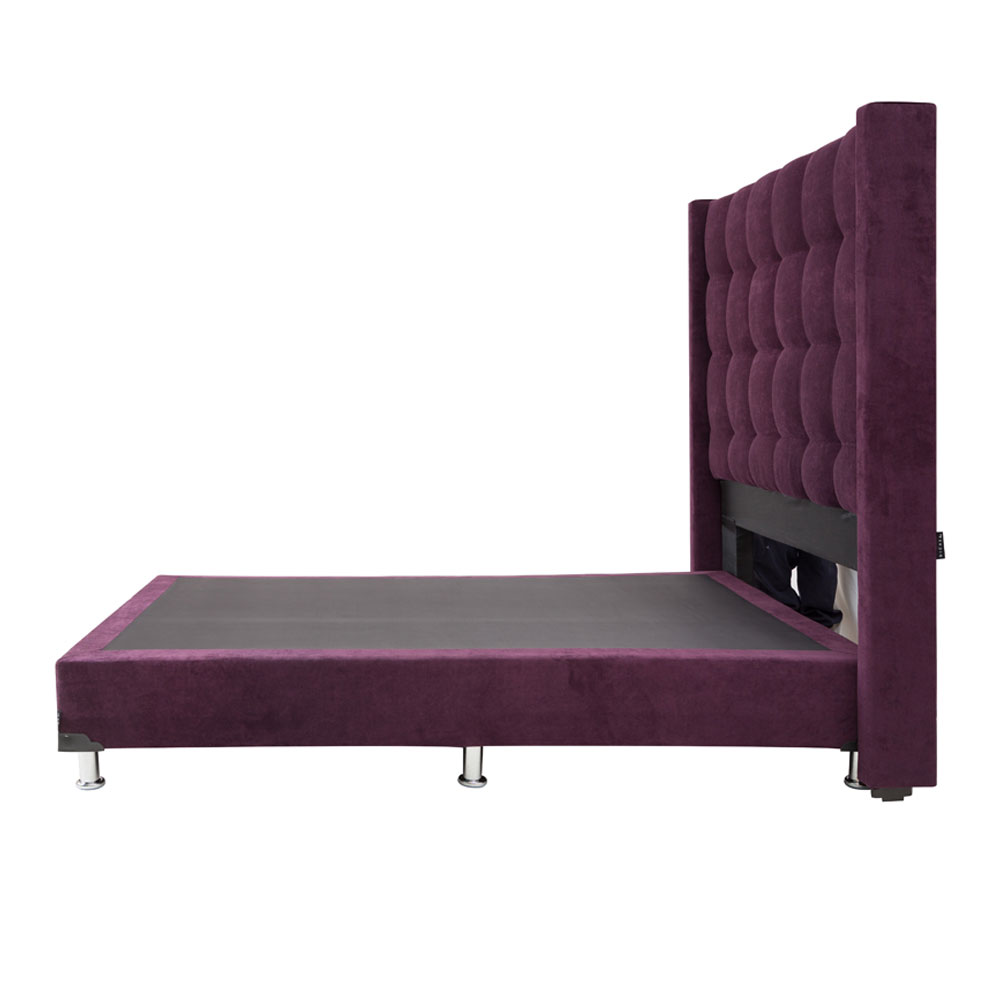 Foto 4 | Cabecera Dicasa Titan color Purpura Queen Size + Box Velvet