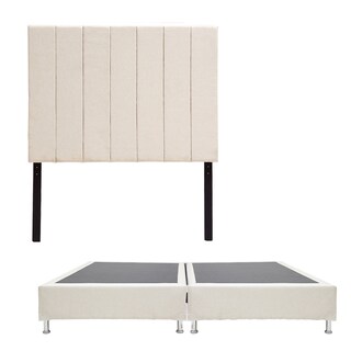 Foto 1 | Cabecera Dicasa Argos + Box Dicasa Dolum color Beige Claro King Size