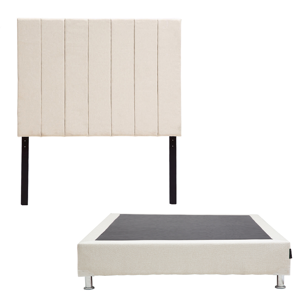 Cabecera con Box Dicasa Queen Size color Beige