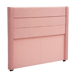 Foto 3 | Cabecera Dicasa Londres color Rosa + Colchón Spring Air Omega Queen Size
