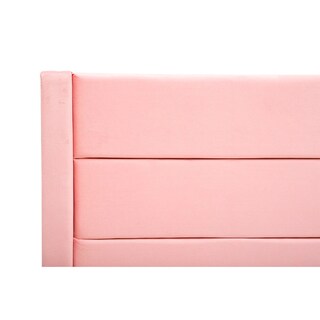 Foto 4 | Cabecera Dicasa Londres color Rosa + Colchón Spring Air Omega Queen Size