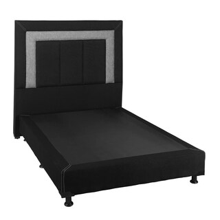 Foto 3 | Cabecera Dicasa Bora Bless Hawwaii/Linnete color Negro + Box Dicasa Bora Hawwaii/Linnete color Negro Matrimonial