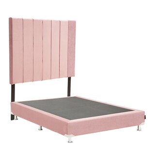 Foto 2 | Cabecera Dicasa Argos color Rosa + Box Dicasa color Rosa + Colchon Spring Air Morgan Matrimonial