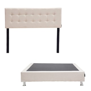 Foto 1 | Cabecera Dicasa Bilbao color Beige + Box Dicasa Dolum color Beige Matrimonial