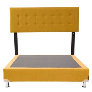 Foto 2 | Cabecera Dicasa Bilbao color Mostaza + Box Dicasa Bless color Mostaza King Size