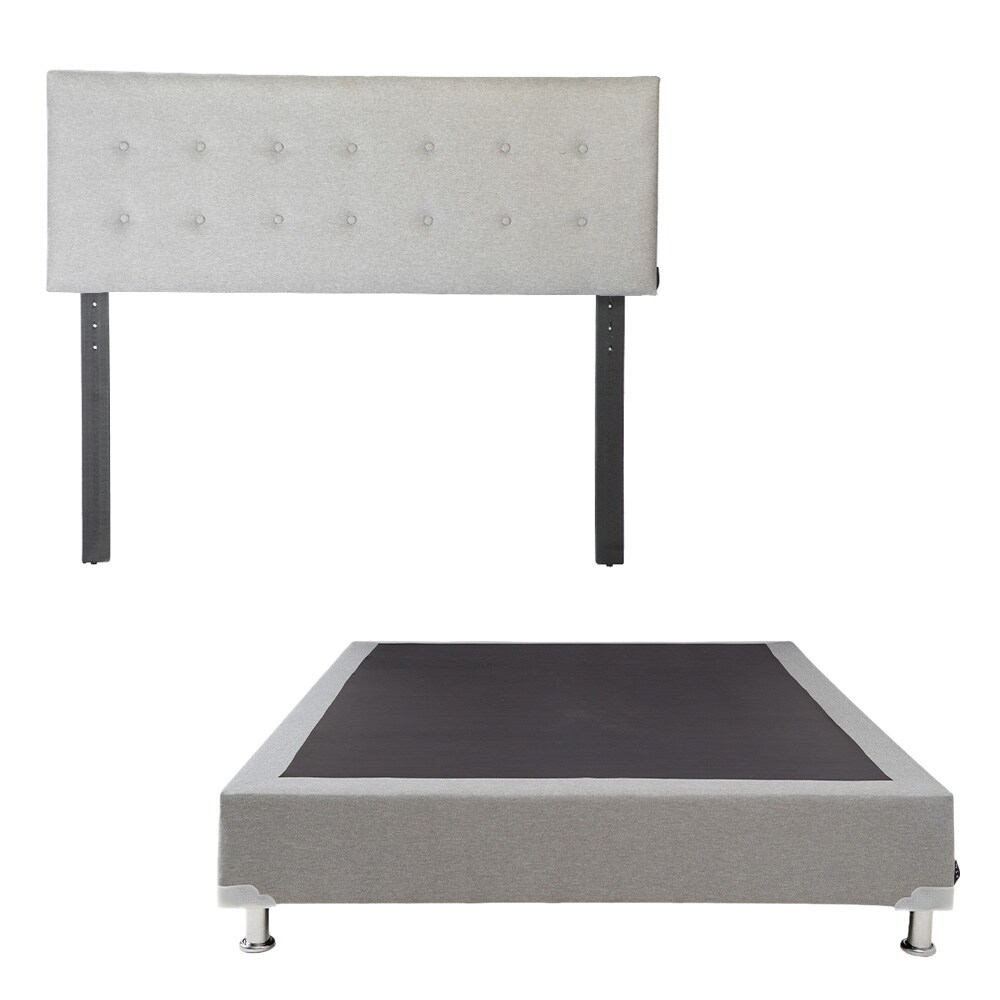 Cabecera Dicasa Bilbao color Gris + Box Dicasa Quantum color Gris Individual $5,399