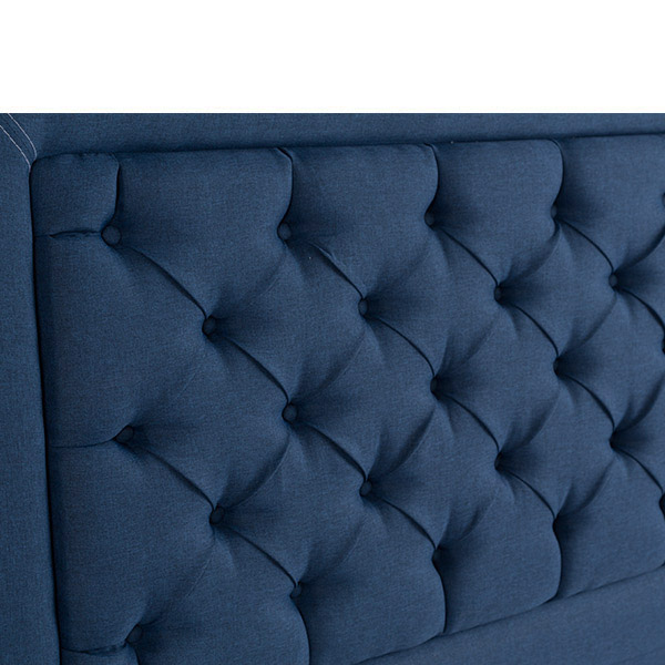 Foto 4 | Cabecera Dicasa Mary color Azul + Colchón Spring Air Omega Queen Size