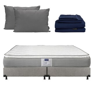 Foto 1 | Colchón Dicasa Cupra King Size + Box Rivo color Gris Dicasa + Protector de Colchón + 2 Almohadas 2-Pack + Sábanas So
