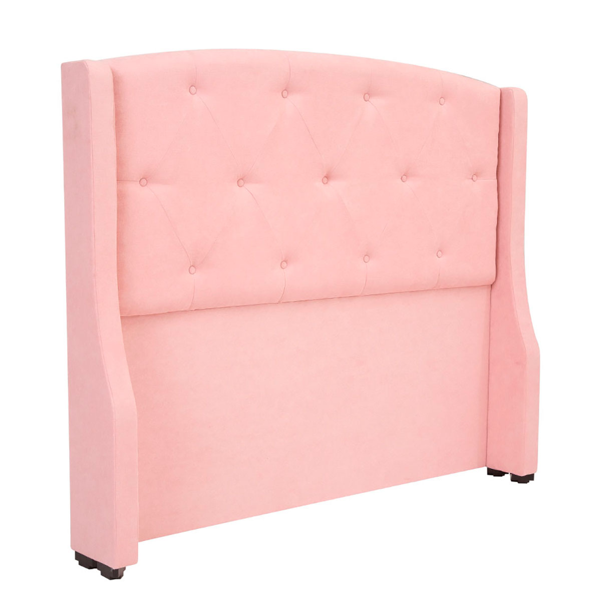 Foto 4 pulgar | Cabecera Dicasa Zefyr color Rosa + Colchón Spring Air Marte Matrimonial