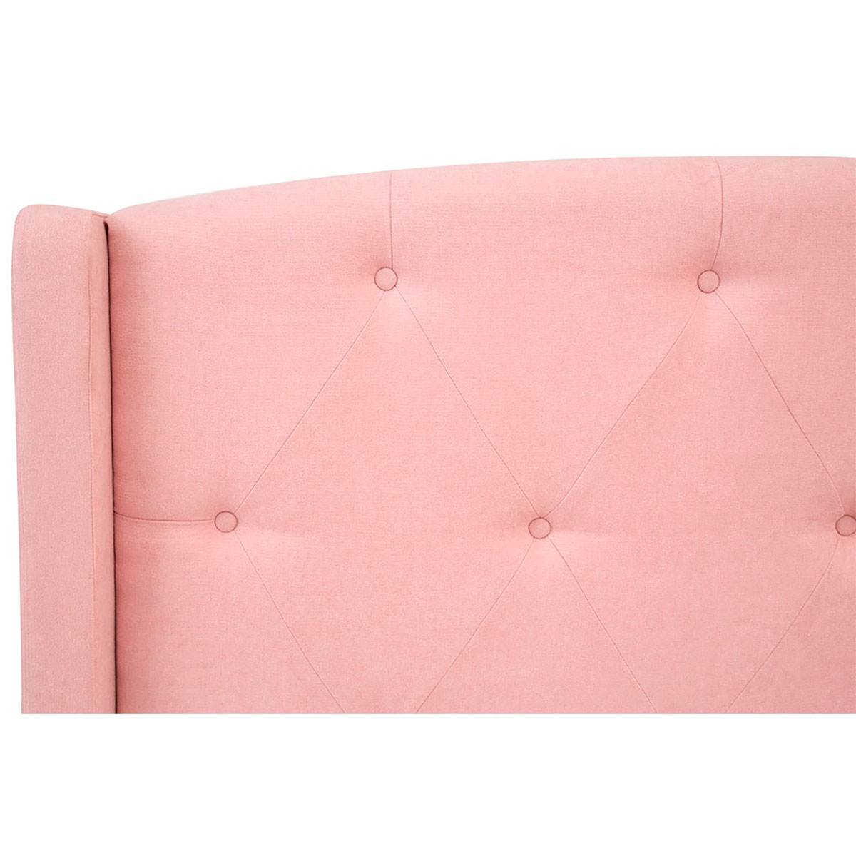 Foto 4 | Cabecera Dicasa Zefyr color Rosa + Colchón Spring Air Marte Matrimonial