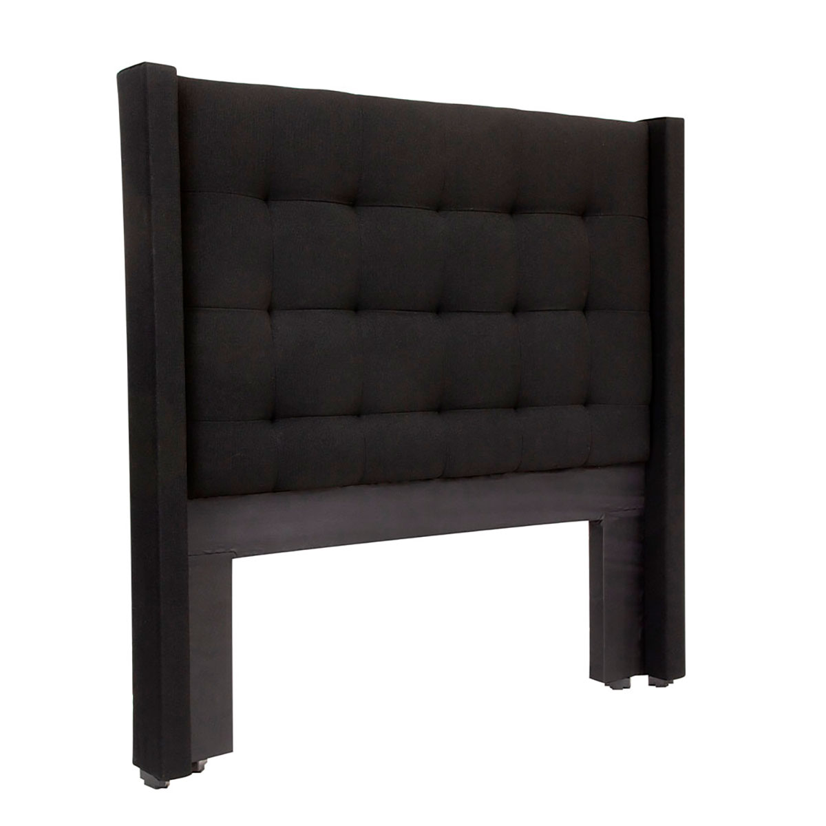 Foto 3 | Cabecera Dicasa Titan color Negro + Colchón  Spring Air Marte Matrimonial