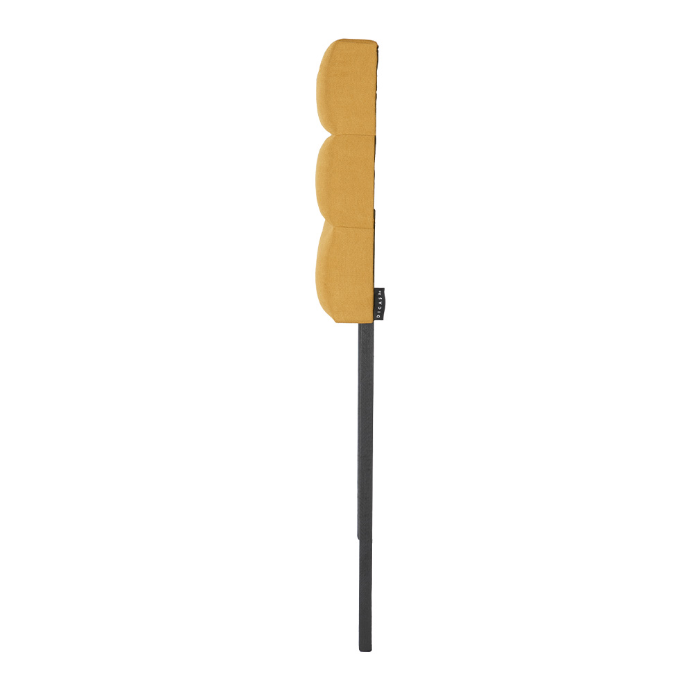 Foto 4 pulgar | Cabecera Dicasa Logan color Mostaza Queen Size