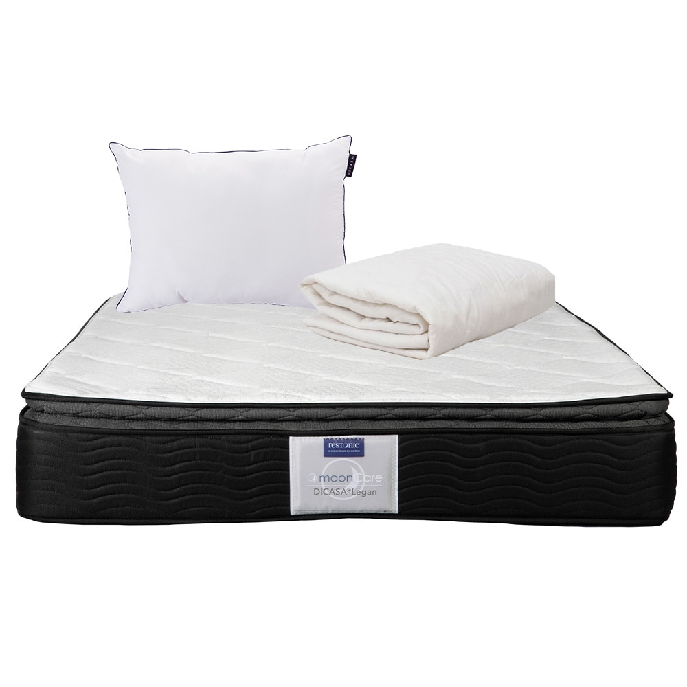 Colchón Restonic Legan Queen Size + Almohada One + Protector De Colchón $4,749