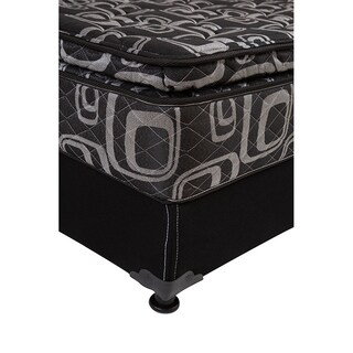 Foto 2 | Colchón Spring Air Morgan+ Box Dicasa Black Queen Size + Almohada Oso + Protector de Colchón + Sabanas + Edredón Pale