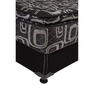 Foto 2 | Colchón Spring Air Morgan + Box Dicasa Black Matrimonial + Almohada Spring Air + Protector de Colchón