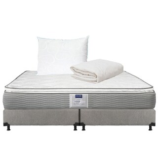 Foto 1 | Colchón Restonic King Size + Box Dicasa + Almohadas Osos + Protector