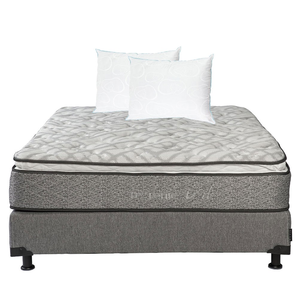 Colchón Restonic Vail Queen Size + Box Dicasa + 2 Almohadas Osos $8,149