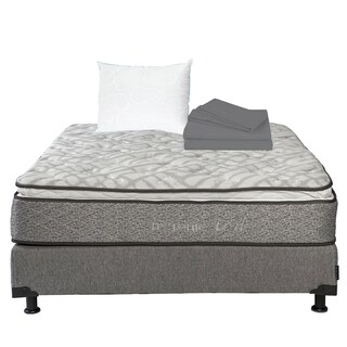 Foto 1 | Colchón Restonic Vail Individual + Box Dicasa + Almohada Osos + Sábanas