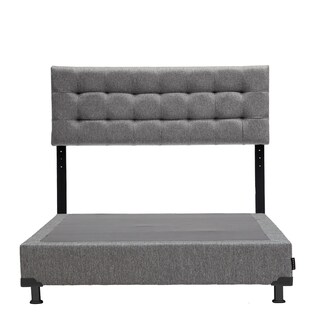 Foto 2 | Cabecera Dicasa Catania Color Gris+box Dicasa Plomo Color Gris Queen Size