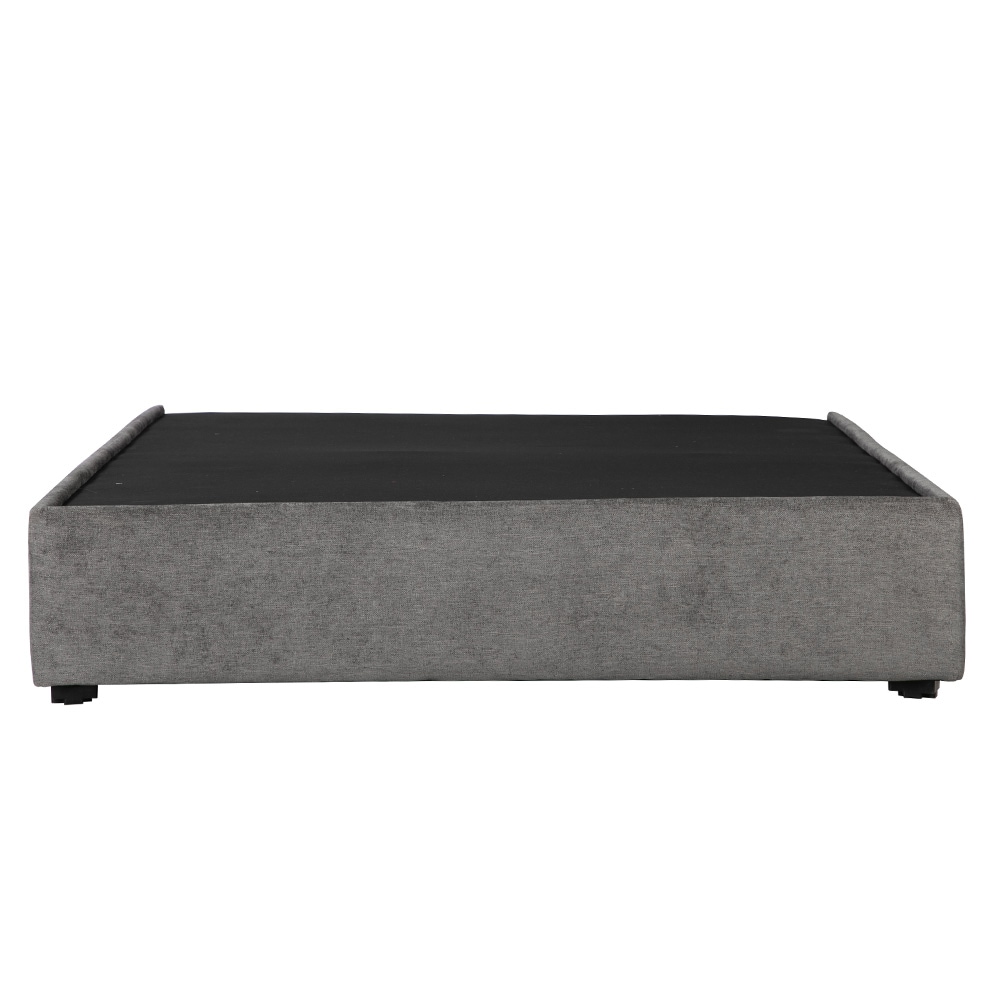 Base Cama Dicasa Nizzo Color Gris Oscuro Individual $4,749