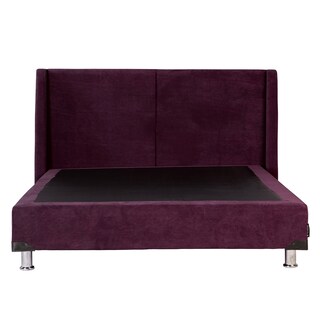 Foto 2 | Cabecera Dicasa Milán Morado +Box Dicasa Velvet Morado Matrimonial