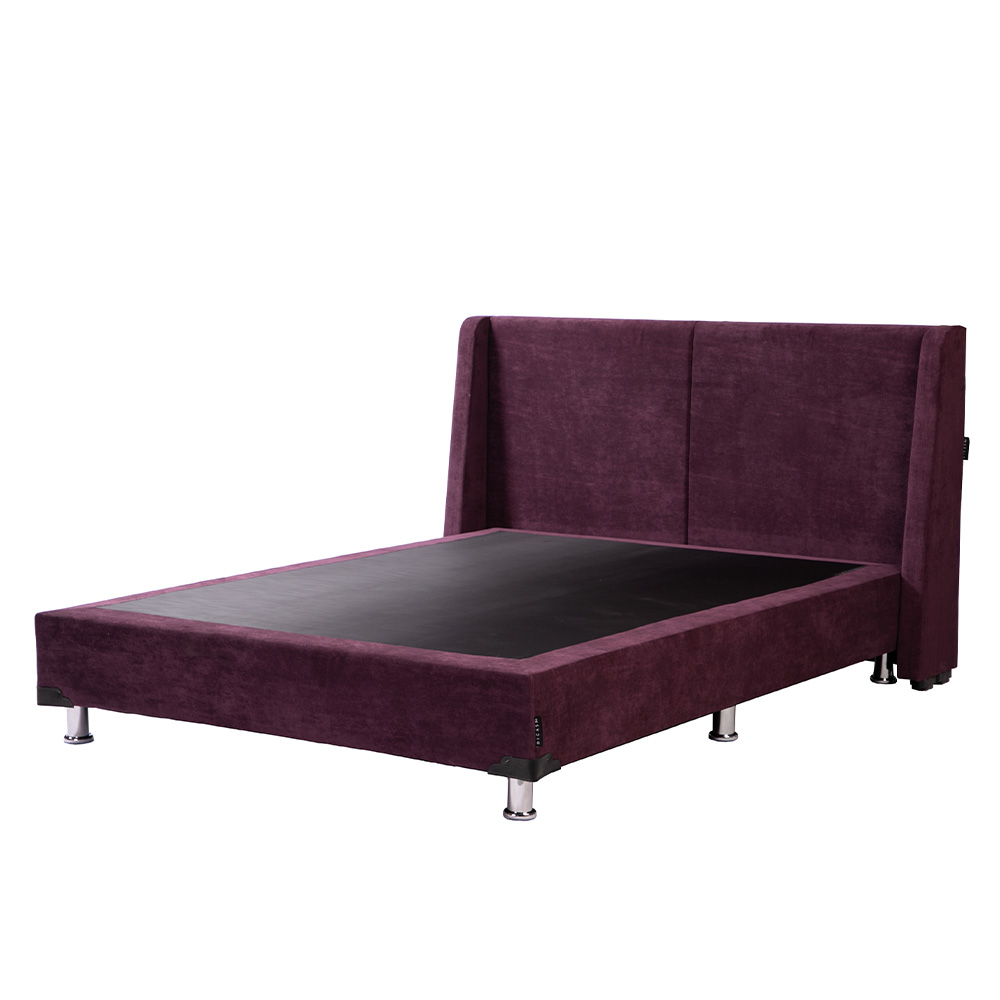 Foto 4 pulgar | Cabecera Dicasa Milán Morado +Box Dicasa Velvet Morado Matrimonial