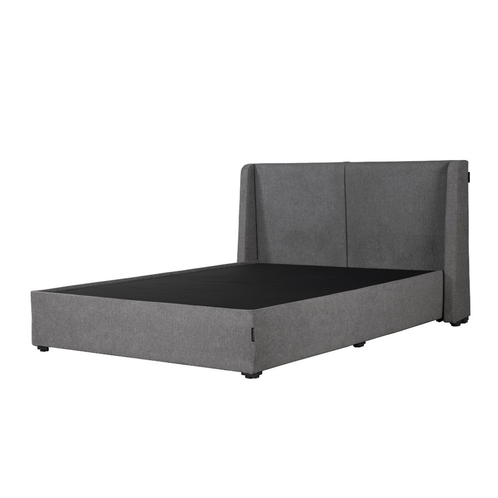Foto 2 | Cabecera Dicasa Milán Gris+Base de Cama Dicasa Riva Gris Matrimonial