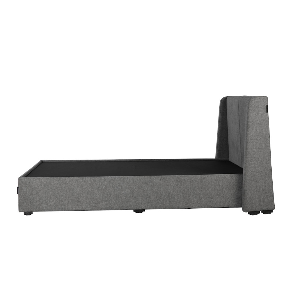 Foto 3 | Cabecera Dicasa Milán Gris+Base de Cama Dicasa Riva Gris Matrimonial