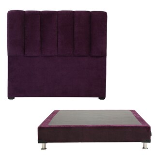 Foto 1 | Cabecera Dicasa Kami + Box Dicasa Velvet Color Morado Queen Size