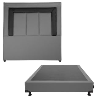 Foto 1 | Cabecera Dicasa Vento y Box Vita Matrimonial color Gris