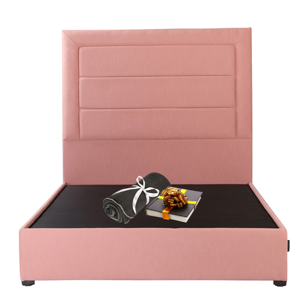 Cabecera Dicasa Blend Palo de Rosa + Base Cama Dicasa Havol Palo de Rosa Individual