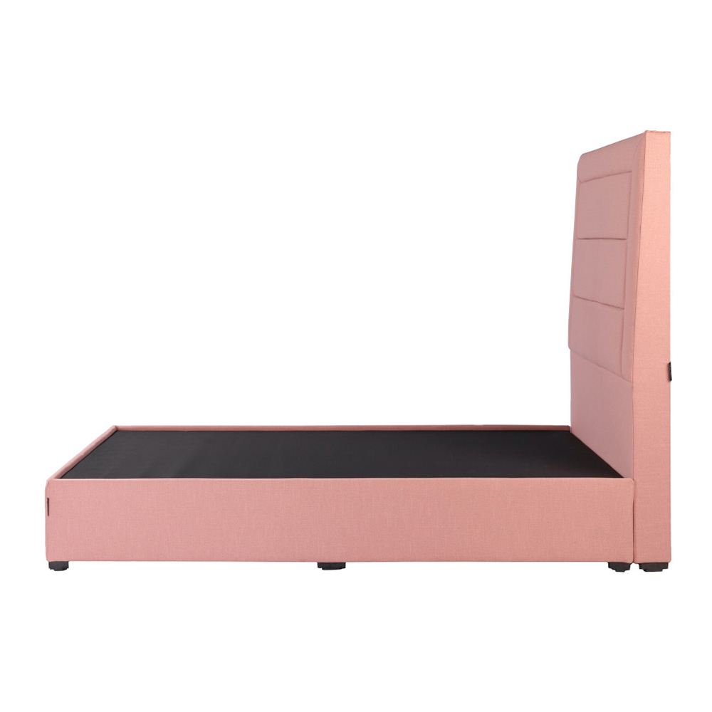 Foto 4 pulgar | Cabecera Dicasa Blend Palo de Rosa + Base Cama Dicasa Havol Palo de Rosa Individual