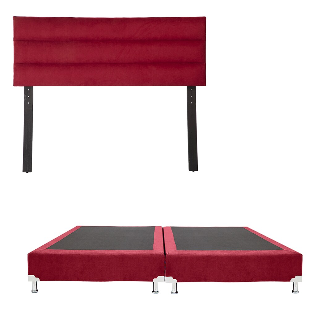 Cabecera Dicasa Logan + Box Dicasa Red Rojo King Size $9,599