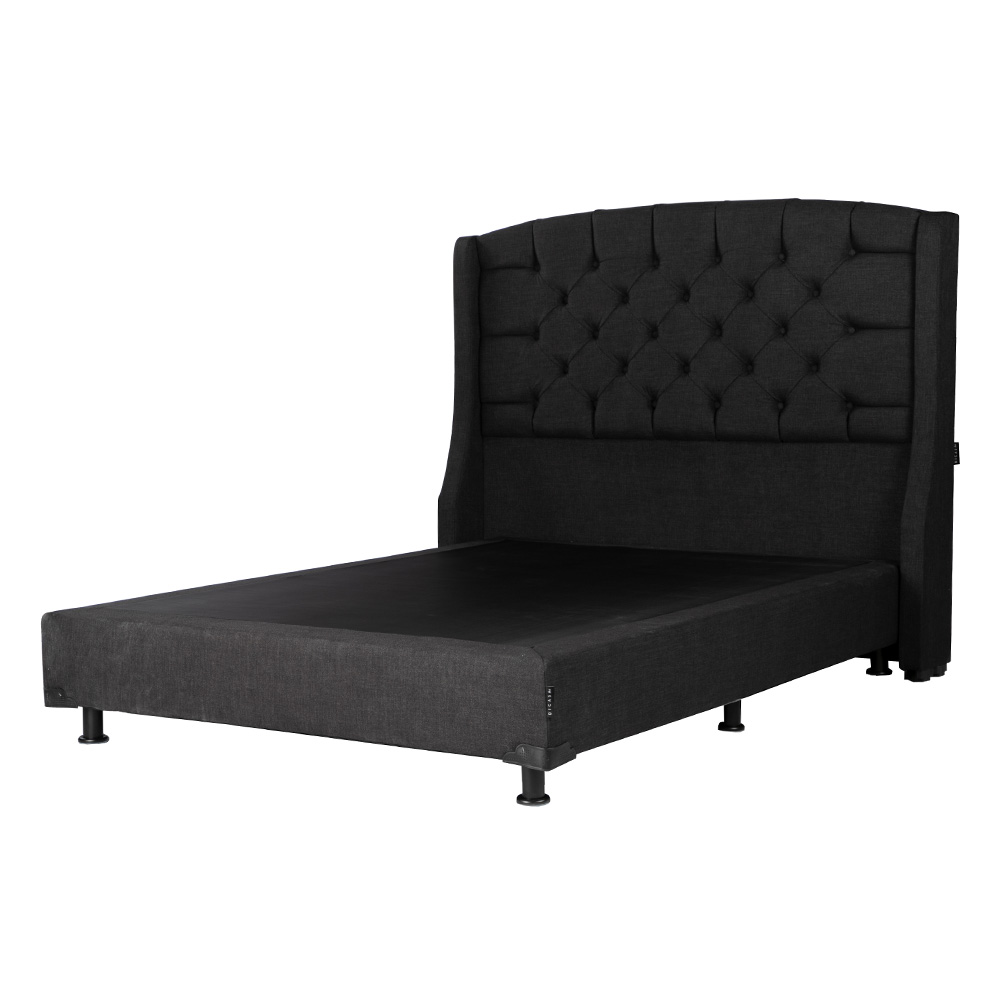 Foto 3 | Cabecera Dicasa Sitka Color Negro + Box Dicasa Black color Negro Individual