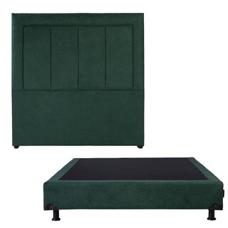 Foto 1 | Cabecera Dicasa Davos + Box Dicasa Imperio Verde Matrimonial