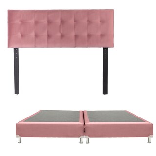 Foto 1 | Cabecera Dicasa Catania Color Palo De Rosa+box Dicasa Color Palo De Rosa King Size