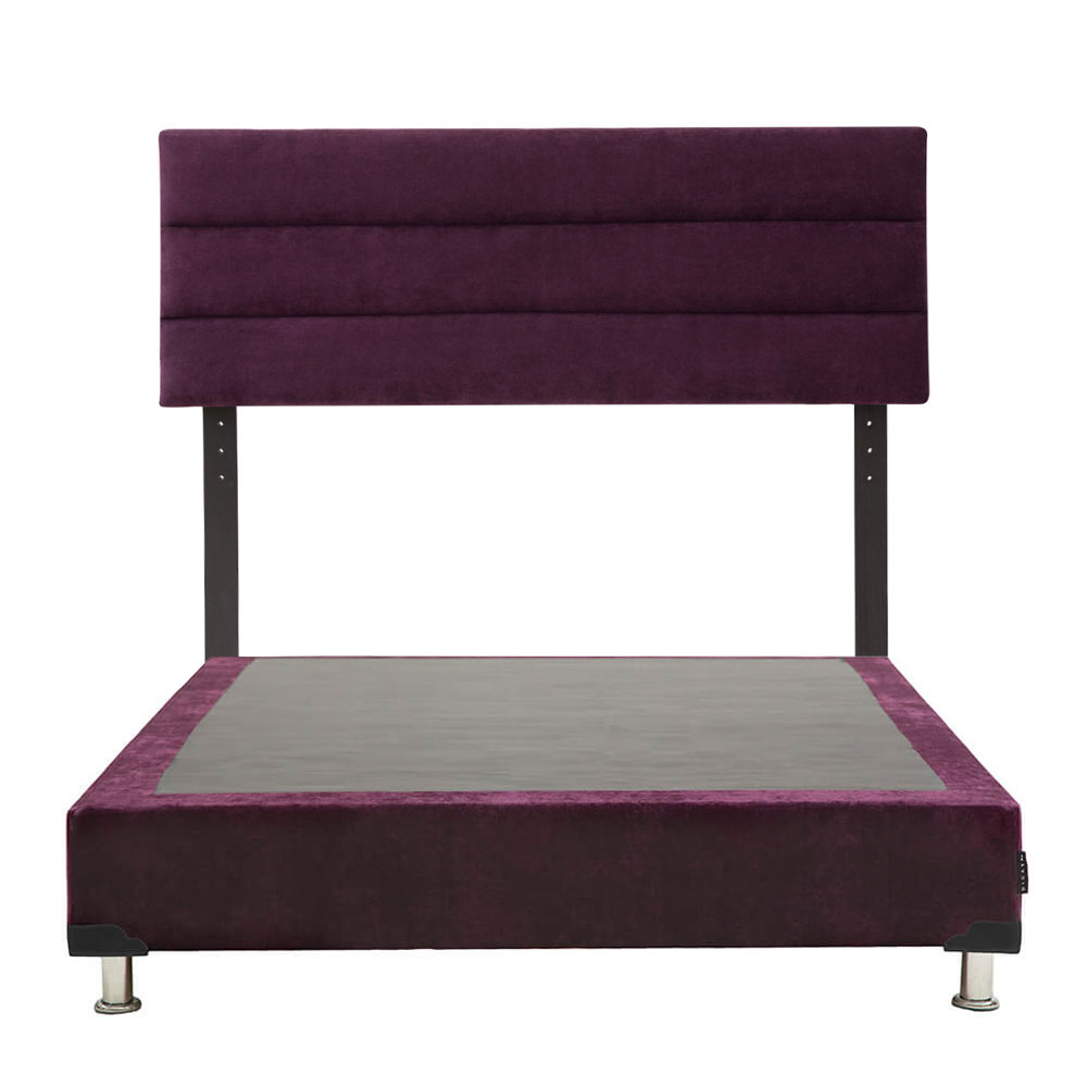 Foto 2 | Cabecera Dicasa Logan Color Morado+box Dicasa Color Morado Matrimonial