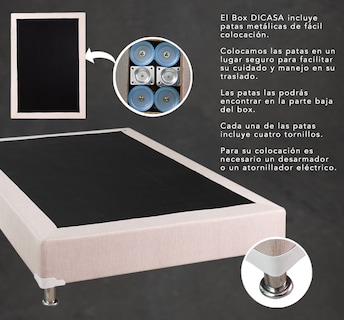 Foto 7 | Cabecera Dicasa Catania Color Mostaza+box Dicasa Color Mostaza King Size