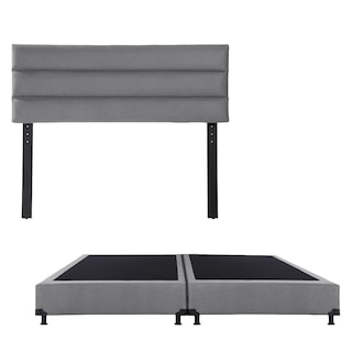 Foto 1 | Cabecera Dicasa Logan Color Gris+box Dicasa Color Gris King Size